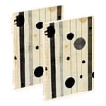 thumbnail image 1 of FORMRS 1-Subject Spiral Notebook 8" x 5" College Ruled 60 Refillable Sheet A5 Hard Cover, 2 Pack, Stripes Pattern, 1 of 7