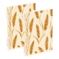 thumbnail image 1 of FORMRS 1-Subject Spiral Notebook 8" x 5" College Ruled 60 Refillable Sheet A5 Hard Cover, 2 Pack, Wheat Ears Pattern, 1 of 7