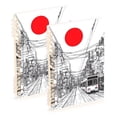 thumbnail image 1 of FORMRS 1-Subject Spiral Notebook 8" x 5" College Ruled 60 Refillable Sheet, 2 Pack, White Streets, 1 of 7