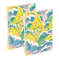 thumbnail image 1 of FORMRS 1-Subject Spiral Notebook 8" x 5" College Ruled 60 Refillable Sheet A5 Hard Cover, 2 Pack, Yellow Mountains, 1 of 7