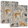 thumbnail image 1 of FORMRS 3 Ring Binder 1.5 inch with Pockets Clip Board 200 Sheets Capacity, Animals in A Forest Pattern, 1 of 8