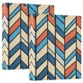 thumbnail image 1 of FORMRS 3 Ring Binder with Pockets 1.5" D-Rings Clip Board 200 Sheets Capacity, Blue Geometric, 1 of 8