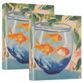 thumbnail image 1 of FORMRS 3 Ring Binder 1.5 inch with Pockets Clip Board 200 Sheets Capacity, Blue Goldfish Bowl, 1 of 8