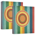 thumbnail image 1 of FORMRS 3 Ring Binder 1.5 inch with Pockets Clip Board 200 Sheets Capacity, Colorful Stripes, 1 of 8