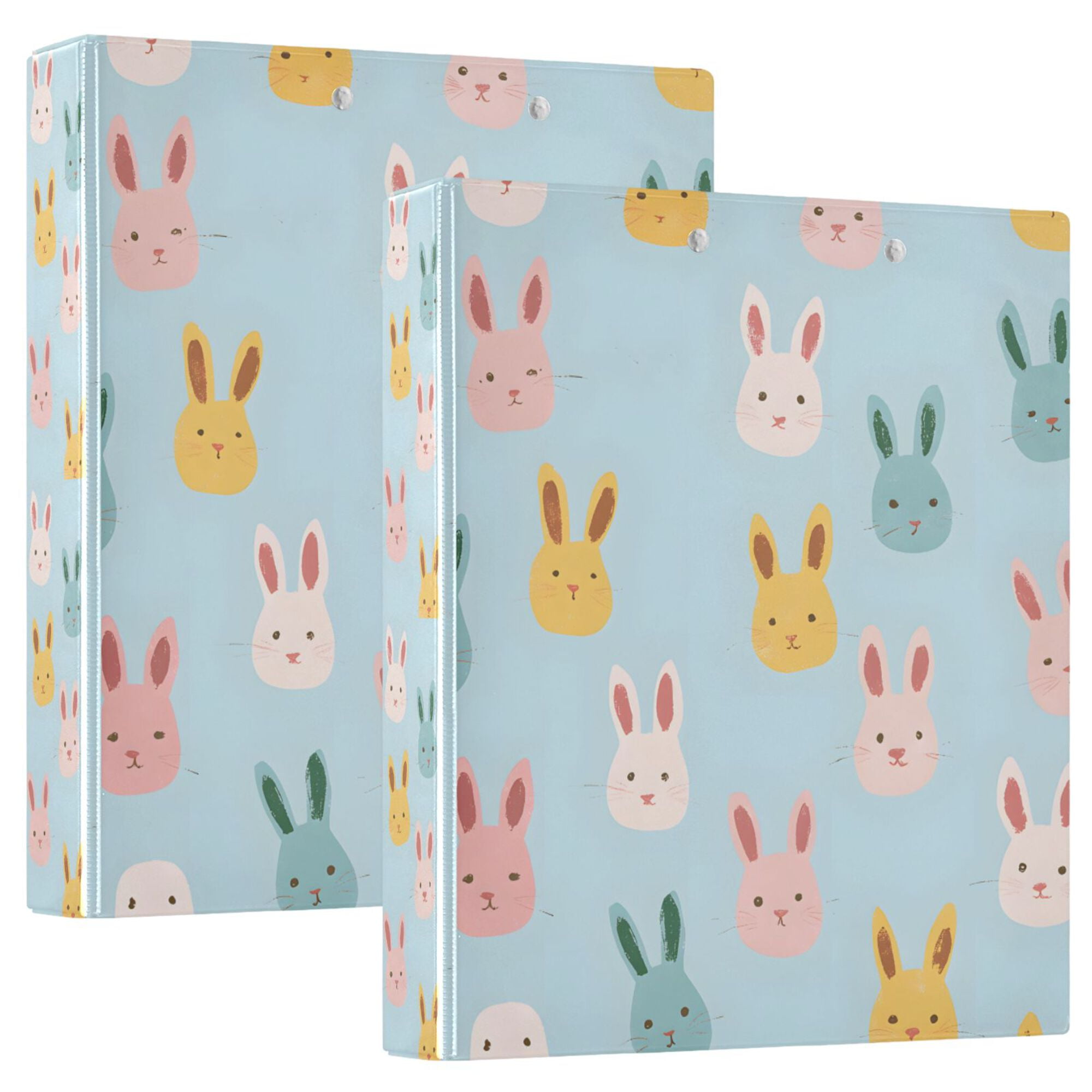 3 Ring Binder 1.5 Inch Decorative Bunny Rabbit 3-Ring Binder - 1.5 Baseball Theme Binder - View #10