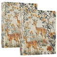 thumbnail image 1 of FORMRS 3 Ring Binder with Pockets 1.5" D-Rings Clip Board 200 Sheets Capacity, Deer Pattern, 1 of 8