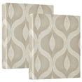thumbnail image 1 of FORMRS 3 Ring Binder with Pockets 1.5" D-Rings Clip Board 200 Sheets Capacity, Light Brown Pattern, 1 of 8