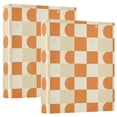 thumbnail image 1 of FORMRS 3 Ring Binder 1.5 inch with Pockets Clip Board 200 Sheets Capacity, Orange Checkered Pattern, 1 of 8