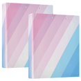 thumbnail image 1 of FORMRS 3 Ring Binder with Pockets 1.5" D-Rings Clip Board 200 Sheets Capacity, Pink Gradient, 1 of 8