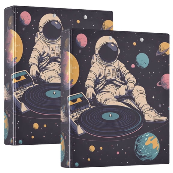 FORMRS 3 Ring Binder 1.5 inch with Pockets Clip Board 200 Sheets Capacity, Pink Record