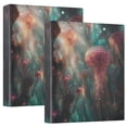 thumbnail image 1 of FORMRS 3 Ring Binder with Pockets 1.5" D-Rings Clip Board 200 Sheets Capacity, Psychedelic Forest, 1 of 8