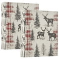 thumbnail image 1 of FORMRS 3 Ring Binder 1.5 inch with Pockets Set of 2 Clip Board 200 Sheets Capacity, Beige Deer, 1 of 8