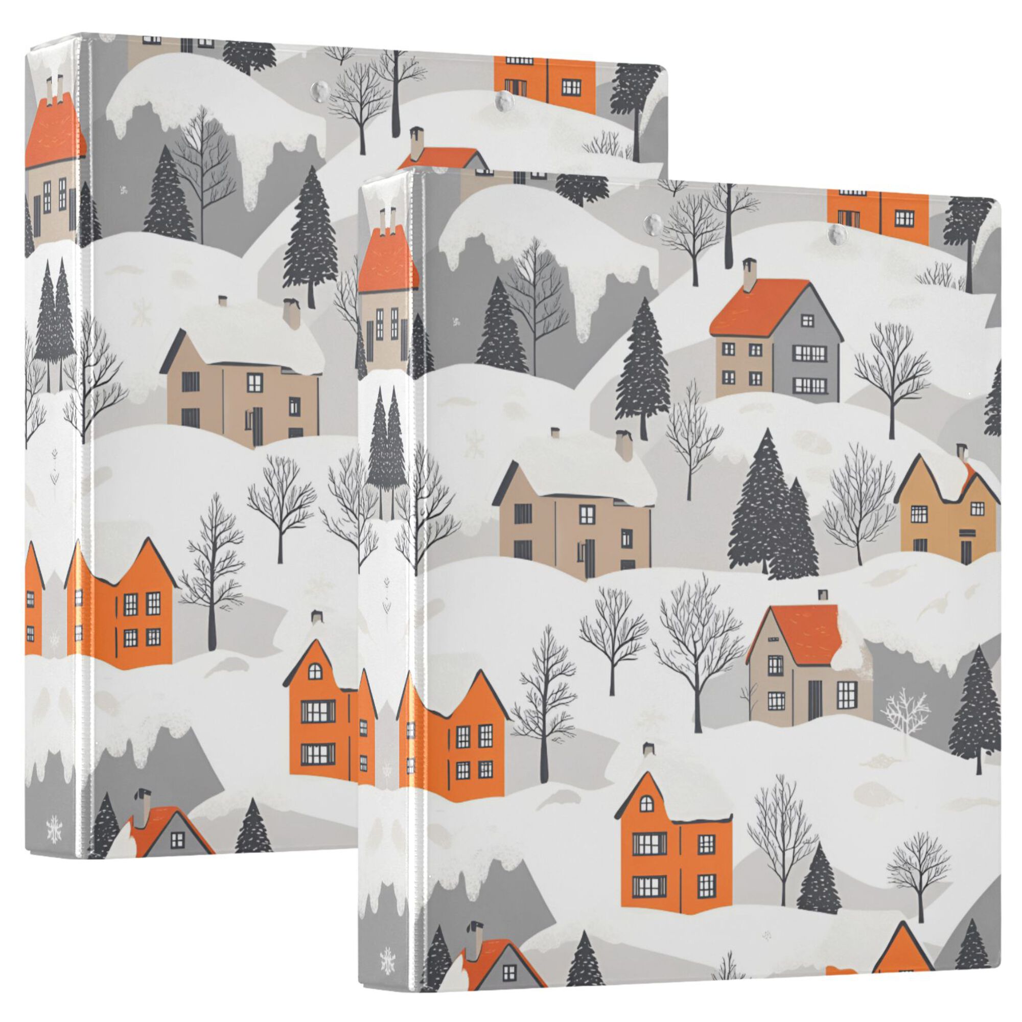 FORMRS 3 Ring Binder 1.5 inch with Pockets Set of 2 Clip Board 200 ...