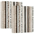 thumbnail image 1 of FORMRS 3 Ring Binder 1.5 inch with Pockets Set of 2 Clip Board 200 Sheets Capacity, Brown Abstract Stripes, 1 of 8