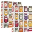 thumbnail image 1 of FORMRS 3 Ring Binder 1.5 inch with Pockets Set of 2 Clip Board 200 Sheets Capacity, Colorful Jam Jars, 1 of 8