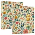 thumbnail image 1 of FORMRS 3 Ring Binder 1.5 inch with Pockets Set of 2 Clip Board 200 Sheets Capacity, Floral Animals, 1 of 8