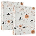 thumbnail image 1 of FORMRS 3 Ring Binder 1.5 inch with Pockets Set of 2 Clip Board 200 Sheets Capacity, Ghost Design, 1 of 8