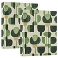 thumbnail image 1 of FORMRS 3 Ring Binder 1.5 inch with Pockets Set of 2 Clip Board 200 Sheets Capacity, Green Circle, 1 of 8
