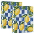 thumbnail image 1 of FORMRS 3 Ring Binder 1.5 inch with Pockets Set of 2 Clip Board 200 Sheets Capacity, Lemon Checkered, 1 of 8