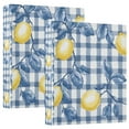 thumbnail image 1 of FORMRS 3 Ring Binder 1.5 inch with Pockets Set of 2 Clip Board 200 Sheets Capacity, Light Lemon, 1 of 8