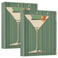 thumbnail image 1 of FORMRS 3 Ring Binder 1.5 inch with Pockets Set of 2 Clip Board 200 Sheets Capacity, Martini Olive, 1 of 8