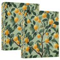 thumbnail image 1 of FORMRS 3 Ring Binder 1.5 inch with Pockets Set of 2 Clip Board 200 Sheets Capacity, Orange Tree, 1 of 8