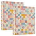 thumbnail image 1 of FORMRS 3 Ring Binder 1.5 inch with Pockets Set of 2 Clip Board 200 Sheets Capacity, Pink Floral, 1 of 8