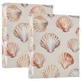 thumbnail image 1 of FORMRS 3 Ring Binder 1.5 inch with Pockets Set of 2 Clip Board 200 Sheets Capacity, Purple Seashell, 1 of 8
