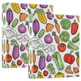 thumbnail image 1 of FORMRS 3 Ring Binder 1.5 inch with Pockets Set of 2 Clip Board 200 Sheets Capacity, Vegetables Pattern, 1 of 8