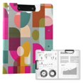 thumbnail image 1 of FORMRS A4 Clipboard Folder with Pen Holder Horizontal Foldable School Office Binder, Abstract Geometric Pattern, 1 of 9