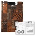 thumbnail image 1 of FORMRS A4 Clipboard Folder with Pen Holder Horizontal Foldable School Office Binder, Abstract Tribal Pattern, 1 of 9