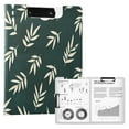 thumbnail image 1 of FORMRS A4 Clipboard Folder with Pen Holder Horizontal Foldable School Office Binder, Beige Leaves, 1 of 9