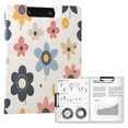 thumbnail image 1 of FORMRS A4 Clipboard Folder with Pen Holder Horizontal Foldable School Office Binder, Beige Retro Flower, 1 of 9