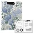 thumbnail image 1 of FORMRS A4 Clipboard Folder with Pen Holder Horizontal Foldable School Office Binder, Blue Hydrangeas Pattern, 1 of 9