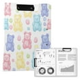 thumbnail image 1 of FORMRS A4 Clipboard Folder with Pen Holder Horizontal Foldable School Office Binder, Colorful Gummy Bears Pattern, 1 of 9