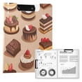 thumbnail image 1 of FORMRS A4 Clipboard Folder with Pen Holder Horizontal Foldable School Office Binder, Creamy Cake, 1 of 9