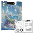 thumbnail image 1 of FORMRS A4 Clipboard Folder with Pen Holder Horizontal Foldable School Office Binder, Crystal Ocean, 1 of 9