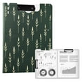 thumbnail image 1 of FORMRS A4 Clipboard Folder with Pen Holder Horizontal Foldable School Office Binder, Dark Green Plants, 1 of 9