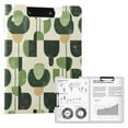 thumbnail image 1 of FORMRS A4 Clipboard Folder with Pen Holder Horizontal Foldable School Office Binder, Green Circle, 1 of 9