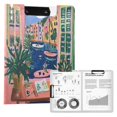 thumbnail image 1 of FORMRS A4 Clipboard Folder with Pen Holder Horizontal Foldable School Office Binder, Green Window, 1 of 9