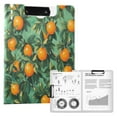 thumbnail image 1 of FORMRS A4 Clipboard Folder with Pen Holder Horizontal Foldable School Office Binder, Orange Tree Pattern, 1 of 9