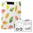 thumbnail image 1 of FORMRS A4 Clipboard Folder with Pen Holder Horizontal Foldable School Office Binder, Pink Colorful Leaves, 1 of 9