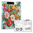thumbnail image 1 of FORMRS A4 Clipboard Folder with Pen Holder Horizontal Foldable School Office Binder, Pink Floral Tomatoes, 1 of 9