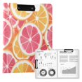 thumbnail image 1 of FORMRS A4 Clipboard Folder with Pen Holder Horizontal Foldable School Office Binder, Pink Grapefruit Slices, 1 of 9