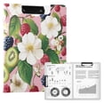 thumbnail image 1 of FORMRS A4 Clipboard Folder with Pen Holder Horizontal Foldable School Office Binder, Pink Raspberries, 1 of 9