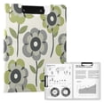 thumbnail image 1 of FORMRS A4 Clipboard Folder with Pen Holder Horizontal Foldable School Office Binder, Retro Flower, 1 of 9