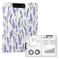 thumbnail image 1 of FORMRS A4 Clipboard Folder with Pen Holder Horizontal Foldable School Office Binder, Watercolor Lavender Pattern, 1 of 9