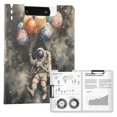 thumbnail image 1 of FORMRS A4 Clipboard Folder with Pen Holder Horizontal Foldable School Office Binder, Watercolor Space, 1 of 9