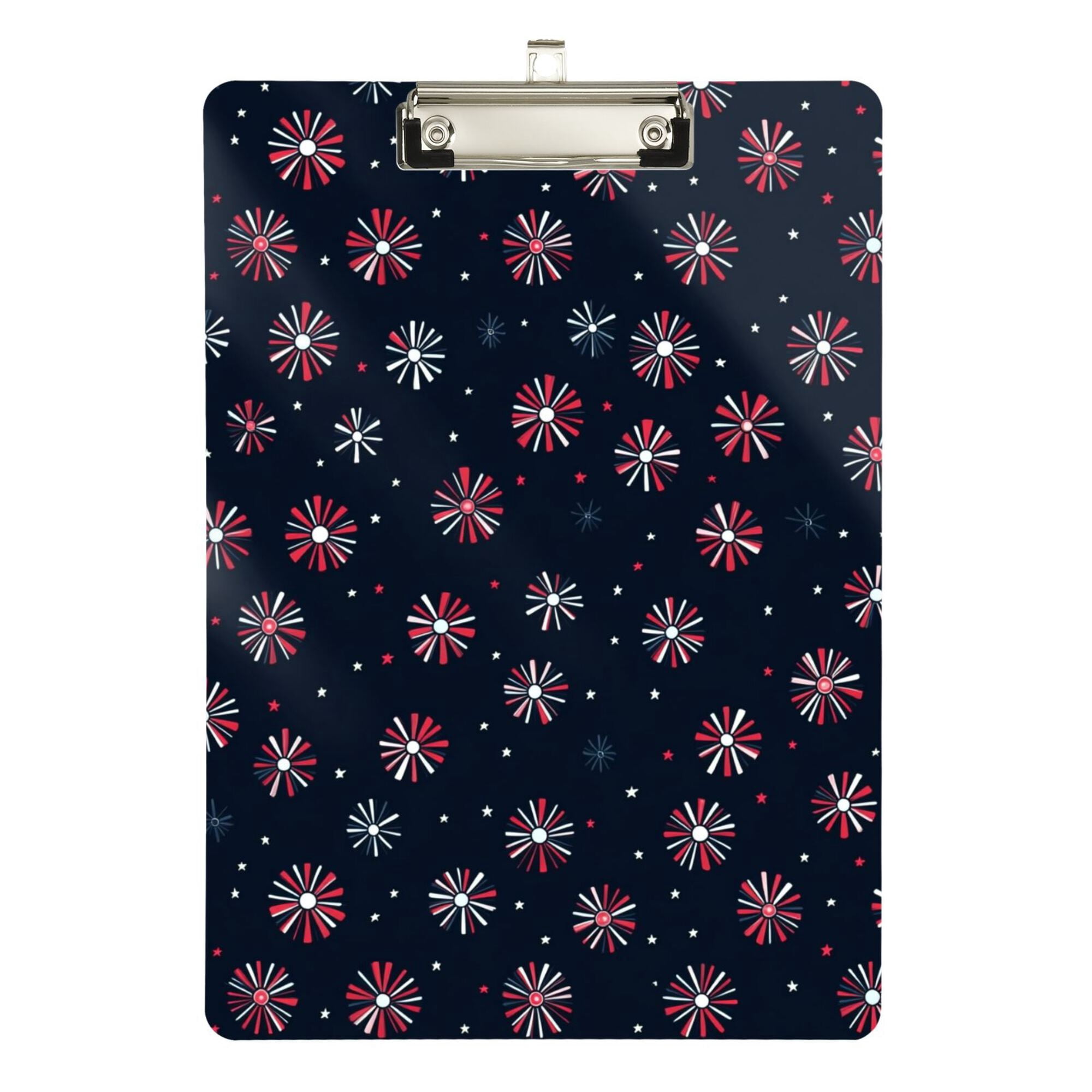 Red Firework Recipes FORMRS Acrylic Clipboard with Low Profile Clip Standard A4 Letter Size ...