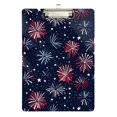 Red Firework Recipes FORMRS Acrylic Clipboard with Low Profile Clip Standard A4 Letter Size ...